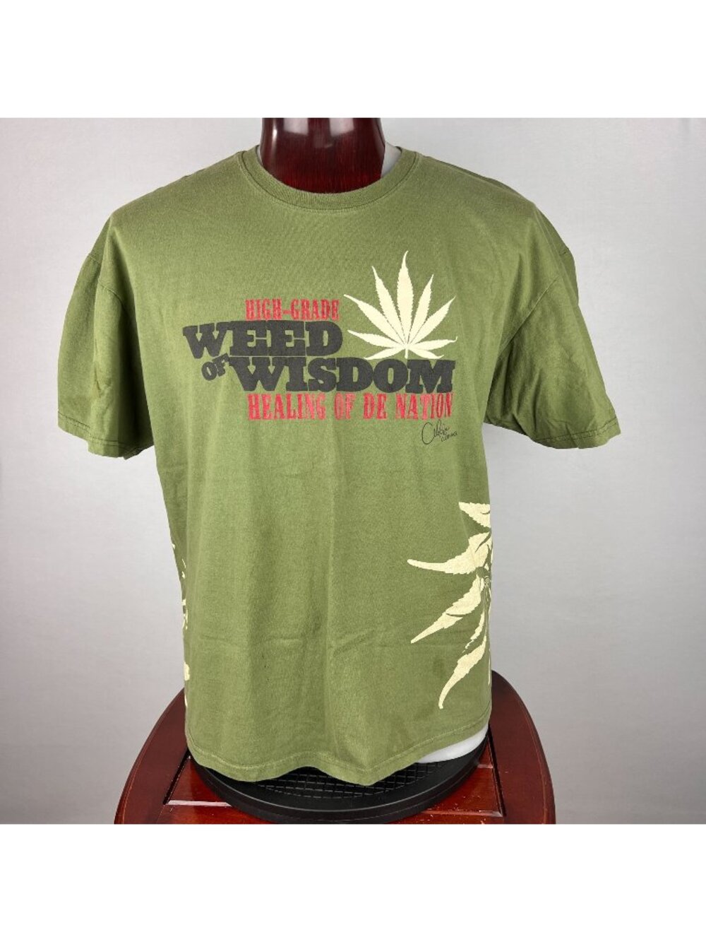 High-Grade Weed Of Wisdom Culcha Clothin 2XL T-Shirt Shirt